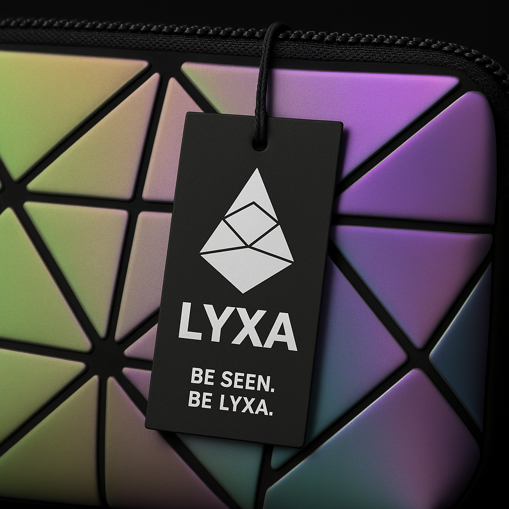 LYXA NOVA – Mini pochette chaîne holographique