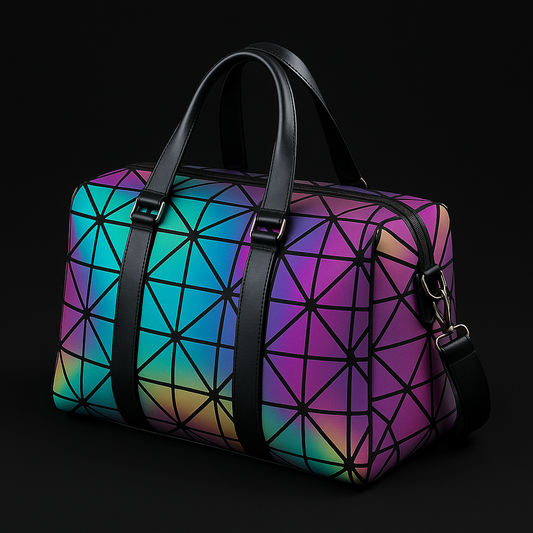 LYXA VOYAGE – Reflective Holographic Travel Bag (new)