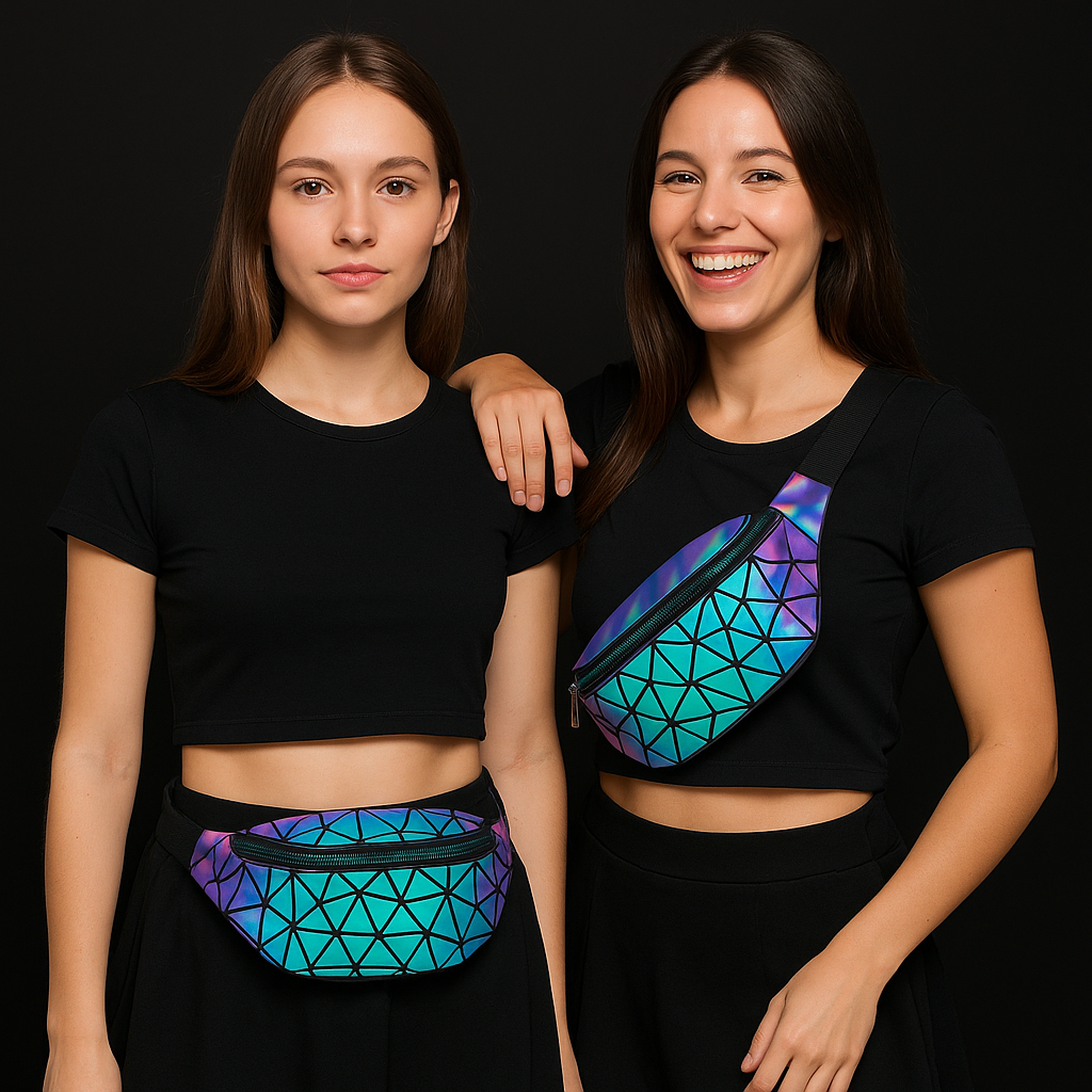 LYXA BOLT – Holographic Waist Belt Bag