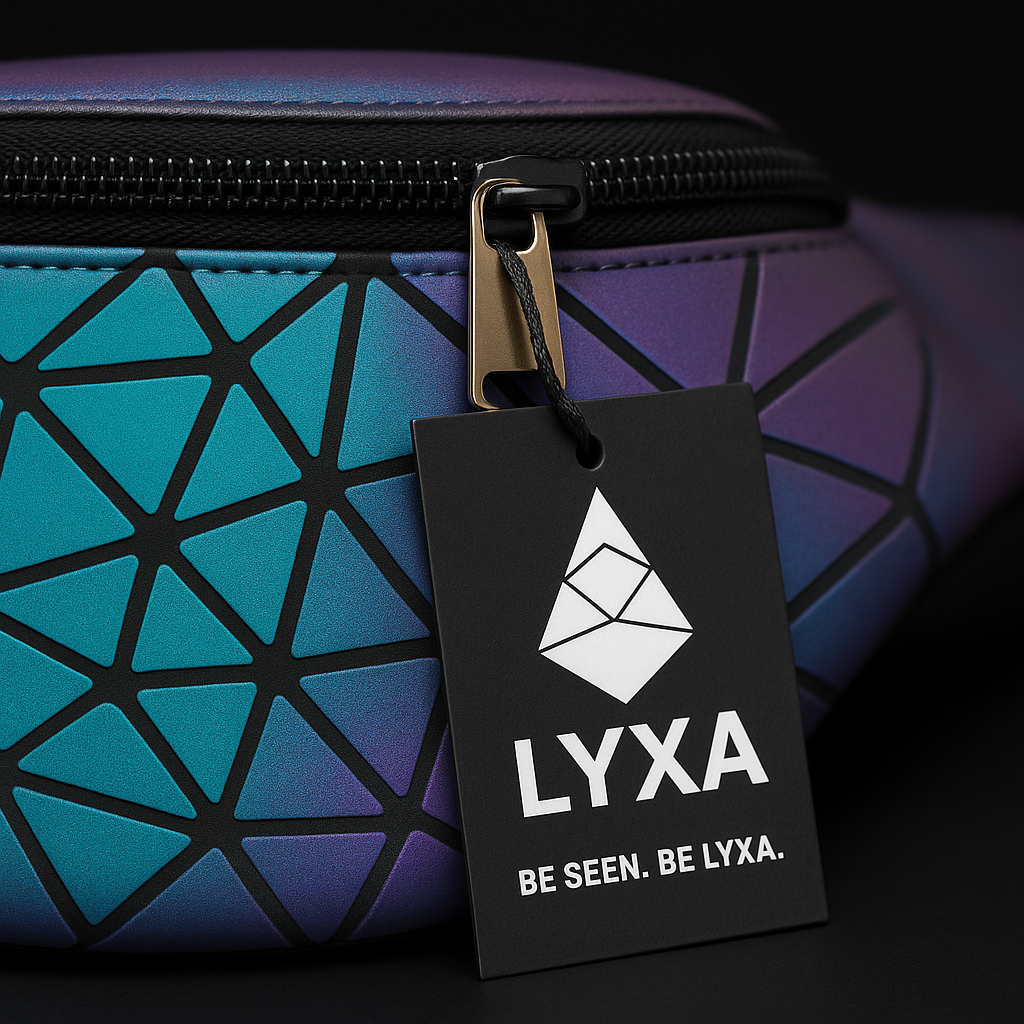 LYXA BOLT – Holographic Waist Belt Bag