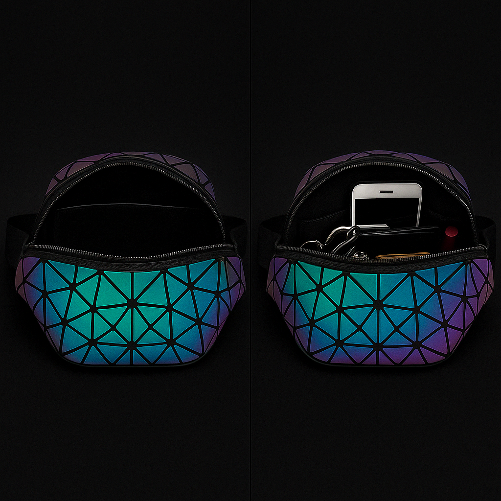 LYXA BOLT – Holographic Waist Belt Bag
